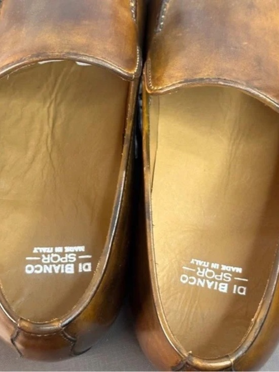 Scarpe Di Bianco Men\'s Italian handmade‎ loafers size 8.5 (US 9.5) in “Sombrero\